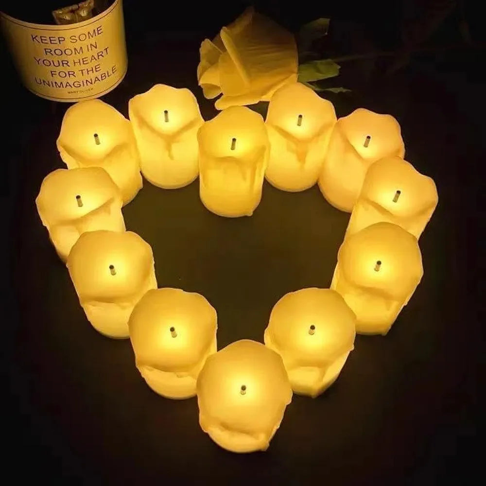 LED Flameless Candles – Battery Operated Decorative Lights for Shelves, Home & Event Décor