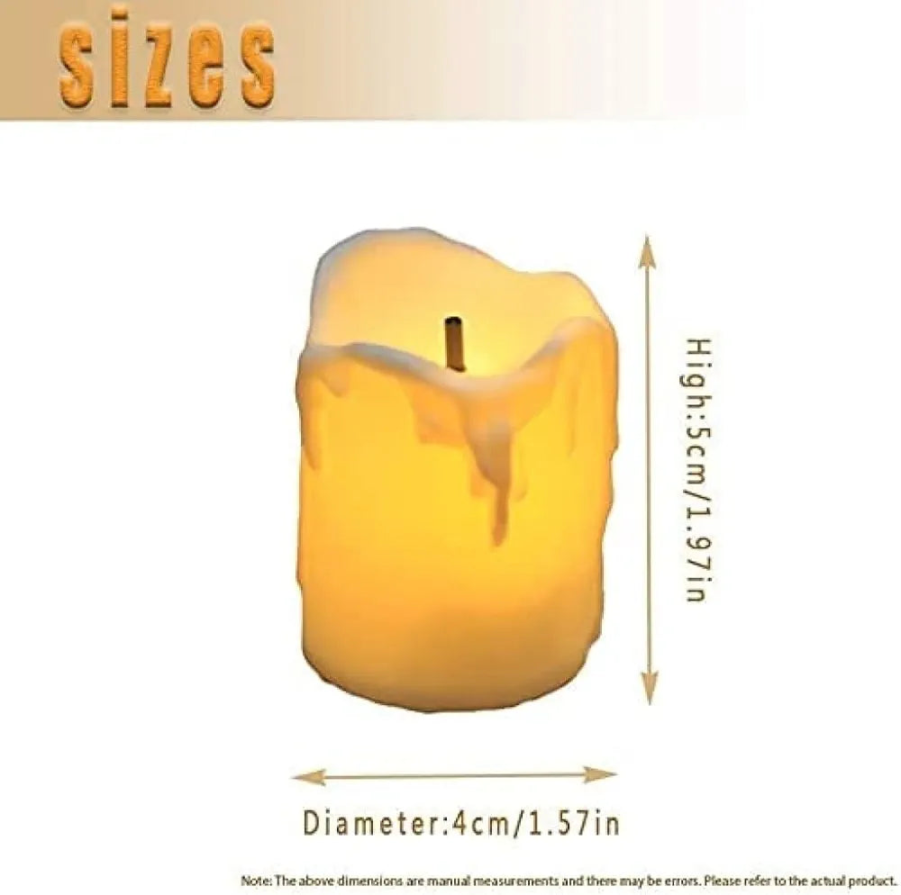 LED Flameless Candles – Battery Operated Decorative Lights for Shelves, Home & Event Décor