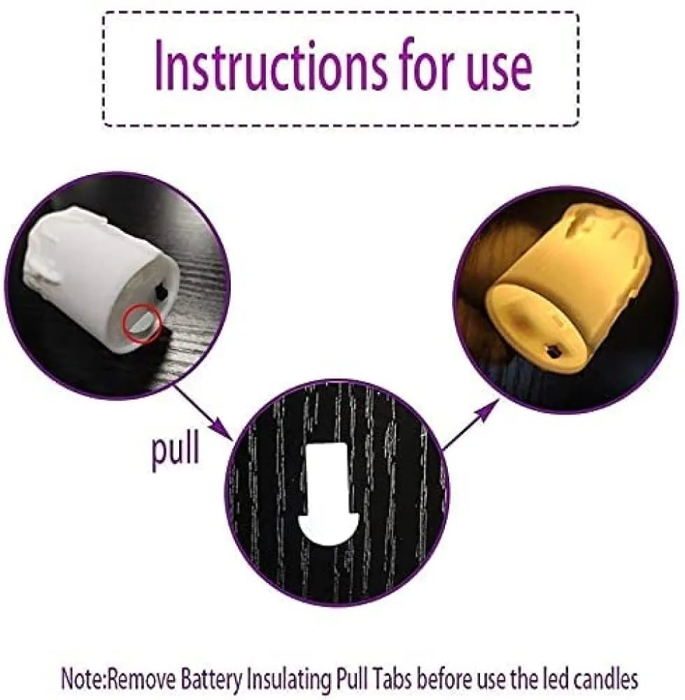 LED Flameless Candles – Battery Operated Decorative Lights for Shelves, Home & Event Décor