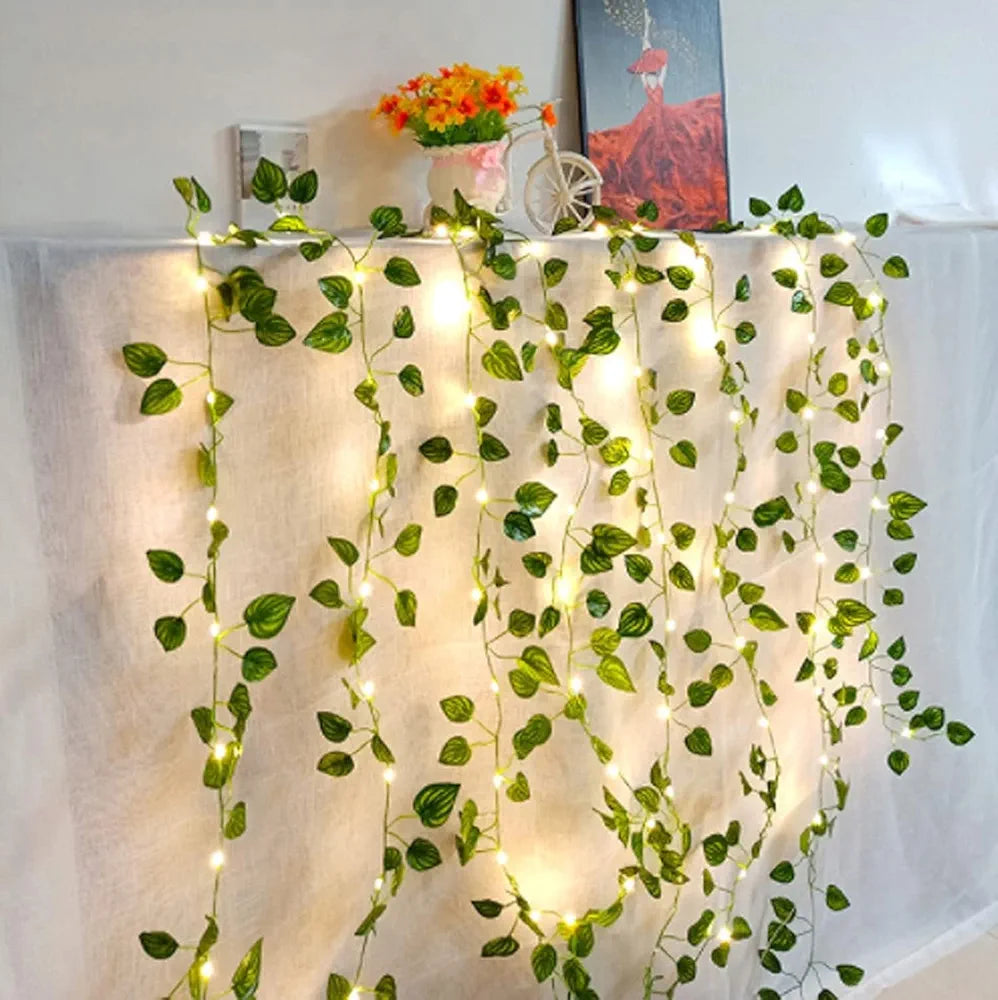 30ft Artificial Bail Fairy String Lights – Switch Operated Decorative Lights for Home, Office, Wedding & Events